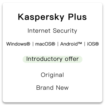 Kaspersky Plus Internet Security 2024 License Key